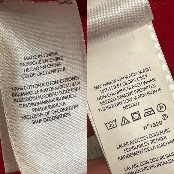 Ralph Lauren Classic Fit Polo Bear Polo Shirt Embroidered Red Mens Medium Cotton - Picture 9 of 9